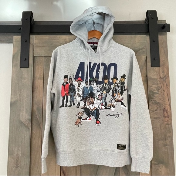 Akoo Screen Printed Crew Hoodie - Picture 3 of 14